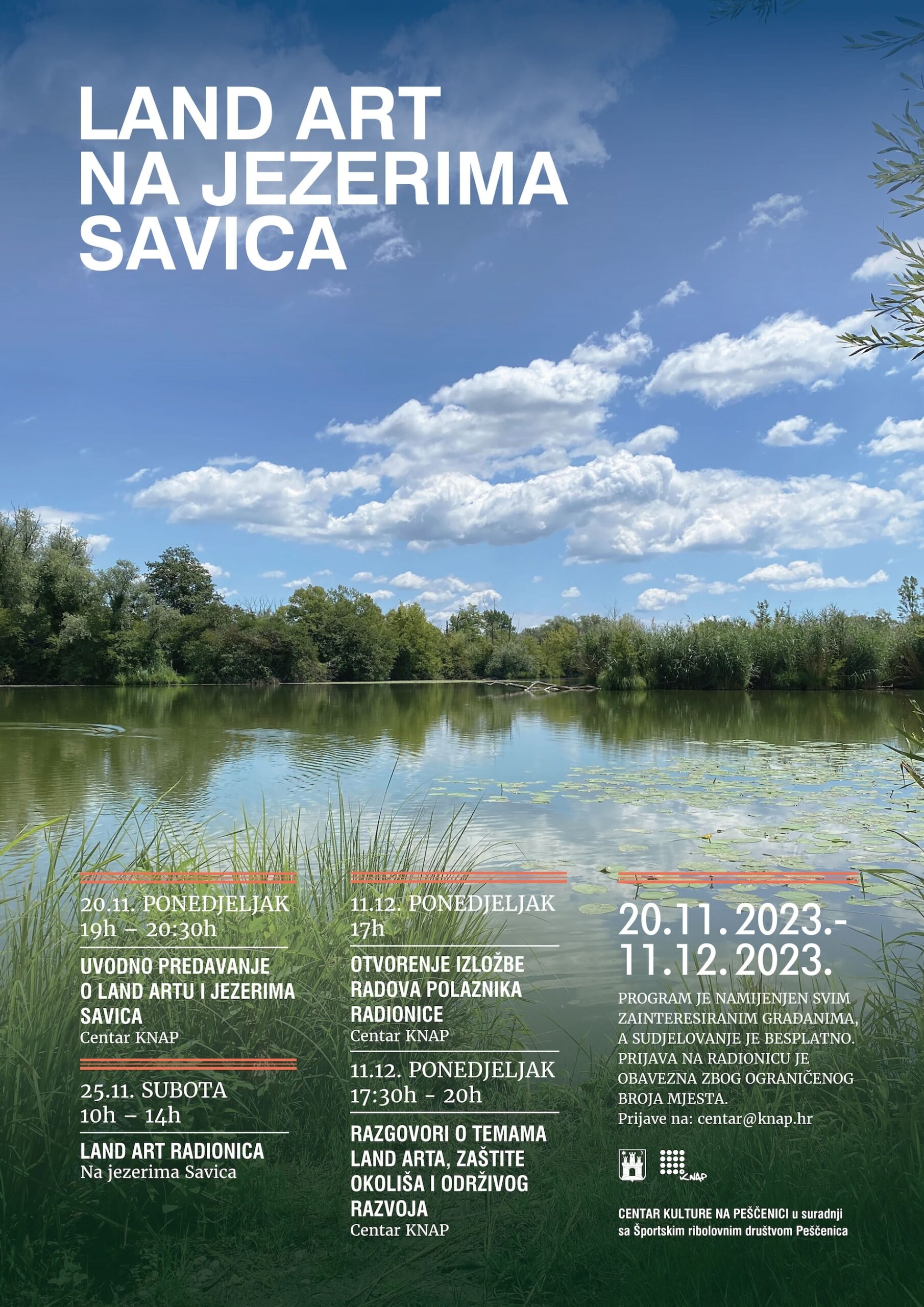 Land art na jezerima Savica 2023.