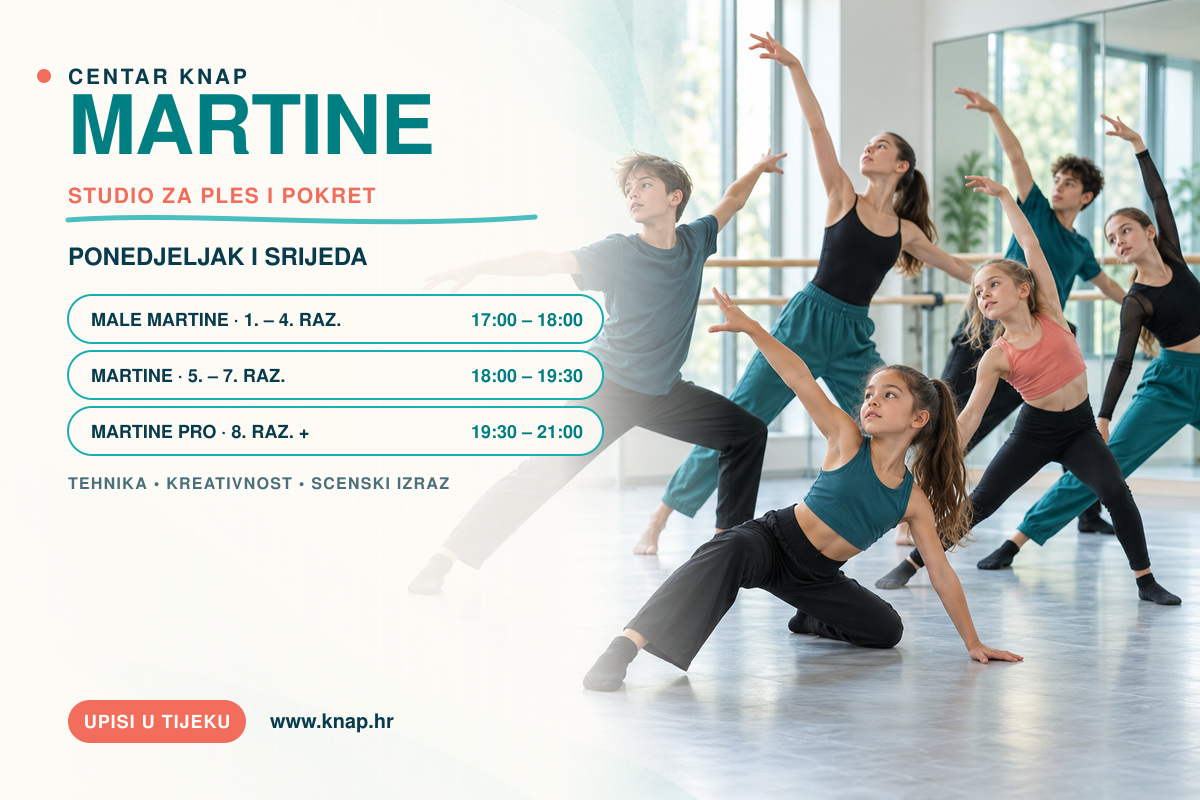 Male Martine, Martine i Martine Pro – KNAP 2026./2027.