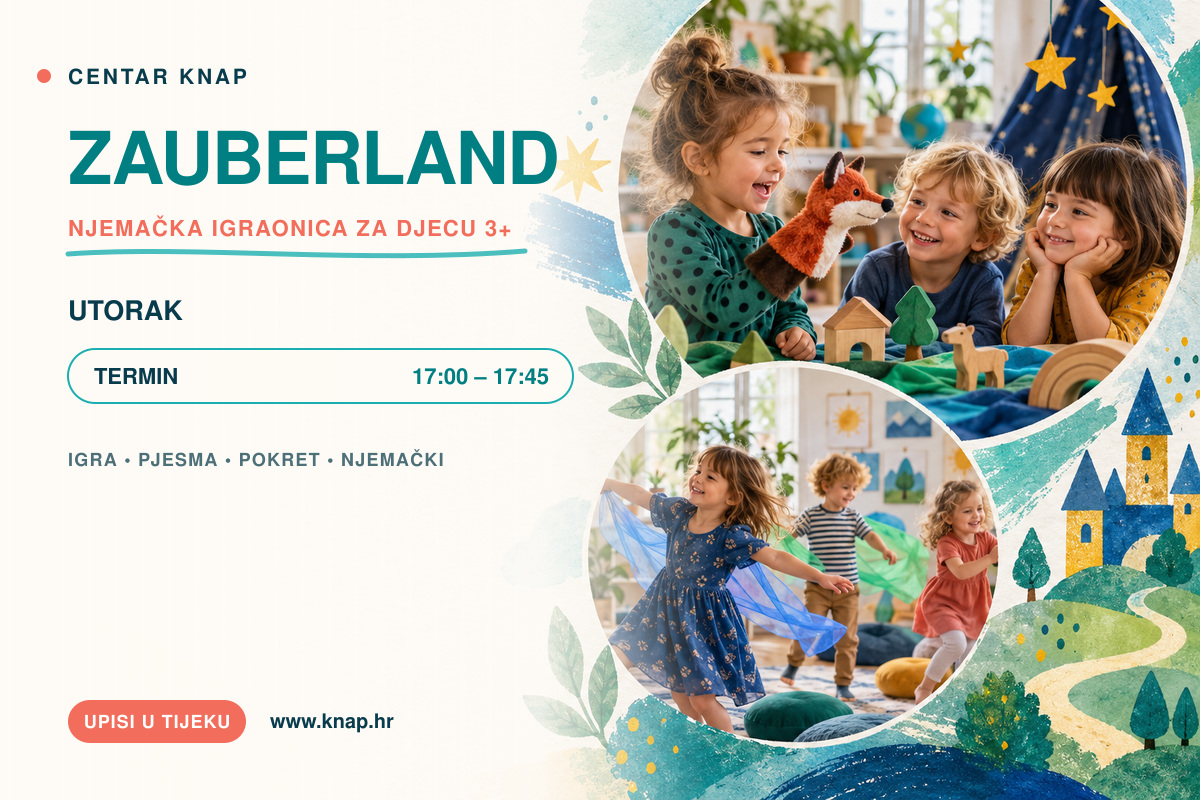 Zauberland njemačka igraonica za djecu – KNAP 2026./2027.